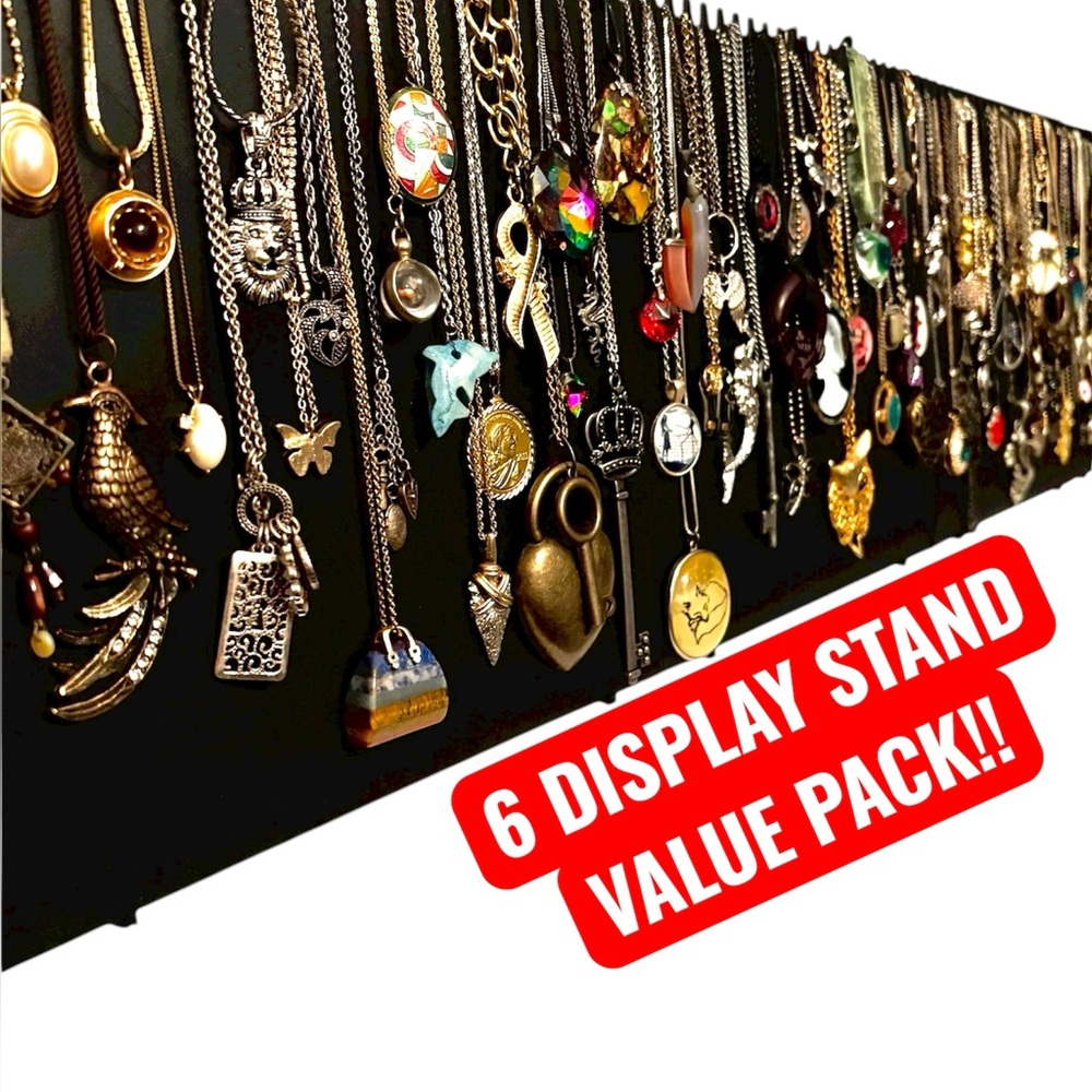 Value Pack- 6 Necklace Jewelry Displays & Stands